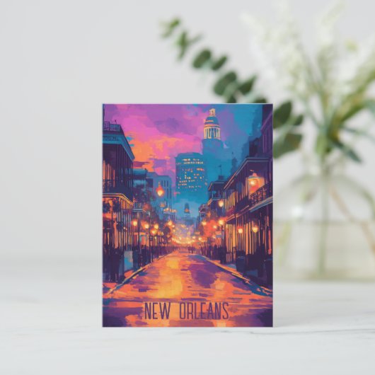 ニューオーリンズ・ルイジアナへの旅行 ポストカード (スタンド正面)