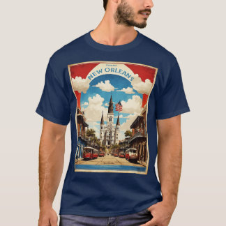 ニューオーリンズ・ルイジアナ米国アメリカ合衆国Tou Tシャツ