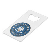 ニューオーリンズ・ルイジアナ クレジットカード栓抜き (正面アングル)