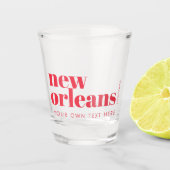 ニューオーリンズ ルイジアナ パーティー ショットグラス (正面)