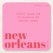 ニューオーリンズ ルイジアナ パーティー ペーパーコースター (正面)