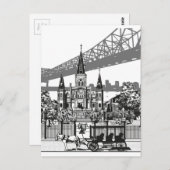 ニューオーリンズ・ルイジアナ ポストカード (正面/裏面)