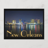 ニューオーリンズ、ルイジアナ/夜の大きな簡単。 ポストカード (正面)