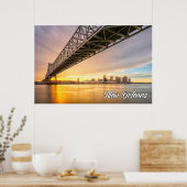 ニューオーリンズ、ルイジアナ、統一された州 ポスター (キッチン)