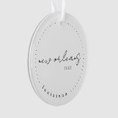 ニューオーリンズ、ルイジアナLA旅行統一された州 オーナメント (正面)