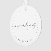 ニューオーリンズ、ルイジアナLA旅行統一された州 オーナメント (正面)