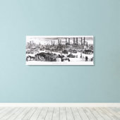 ニューオーリンズ・レヴィー キャンバスプリント (インサイチュ (ウッドフロア))