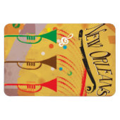 ニューオーリンズ・ヴィンテージ・トラベルポスター マグネット (横)