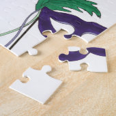 ニューオーリンズLAベイグネットマスクビーズマーディノーラ ジグソーパズル (側面)