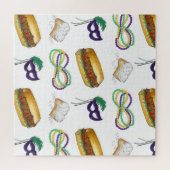 ニューオーリンズLAベイグネットマスクビーズマーディノーラ ジグソーパズル (横)