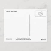 ニューオーリンズLAヴィンテージポストカード ポストカード (裏面)