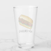 ニューオーリンズNOLAエビPo'Boyサンドウィッチルイジアナ タンブラーグラス (裏面)