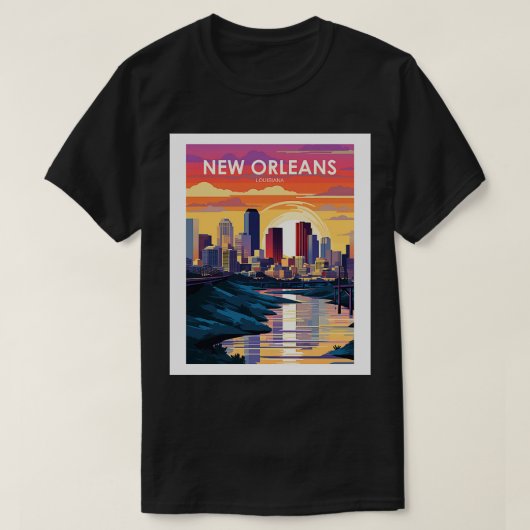 ニューオーリンズTシャツ – 3 Tシャツ (デザイン正面)