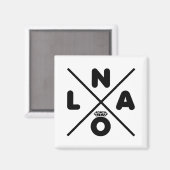 ニューオーリ結婚ンズノーラバチェロレッテ新郎 マグネット (正面/裏面)