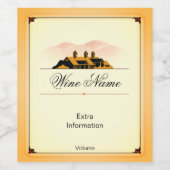 ニューオールドバーンワインラベルサングリア ワインラベル (シングルラベル)