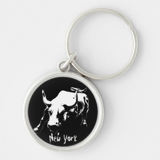 ニューカッコいいヨークキーチェーンニューヨークスーベニアキーチェーン キーホルダー (正面)