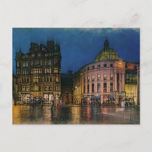 ニューカッスル市 イギリス, UK ポストカード (正面)