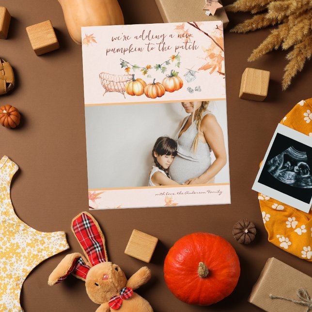 ニューカボチャ |秋写真妊娠のお知らせ (クリエイターアップロード済み)