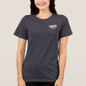 ニューカマラハリスかわいらしポトス –  トライブレンドＴシャツ (正面)