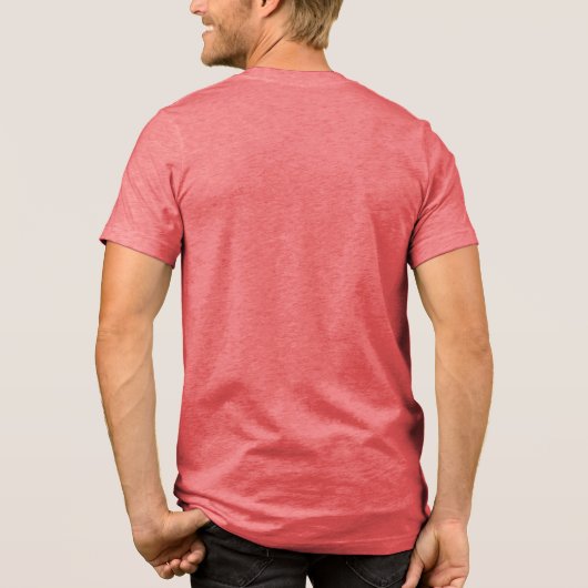 ニューカマラハリス動揺してが戻らない トライブレンドTシャツ (裏面)