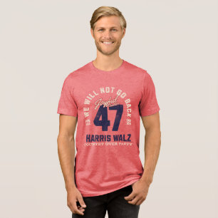 ニューカマラハリス動揺してが戻らない トライブレンドTシャツ