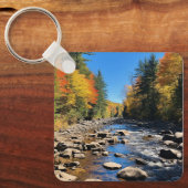 ニューカラフルイングランド風景秋 キーホルダー (正面)