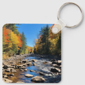 ニューカラフルイングランド風景秋 キーホルダー (裏面)