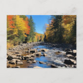 ニューカラフルイングランド風景秋 ポストカード (正面)