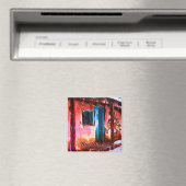 ニューカラフルメキシコAdobe建物マグネット マグネット (インサイチュ (食洗機))