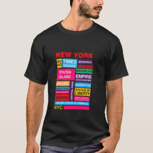 ニューカラフルヨークの有名なランドマーク、これは私のニュー Tシャツ