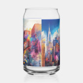 ニューカラフルヨークシティスカイライン ガラス缶 (左)