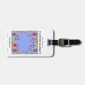 ニューカラフルヨークシティフラワーマーケットブルックリン ラゲッジタグ (正面横)