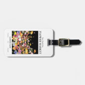 ニューカラフルヨーク市フラワーマーケットローワーイースト ラゲッジタグ (正面横)