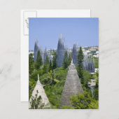 ニューカレドニアのヌメアにあるチバウ文化センター ポストカード (正面/裏面)