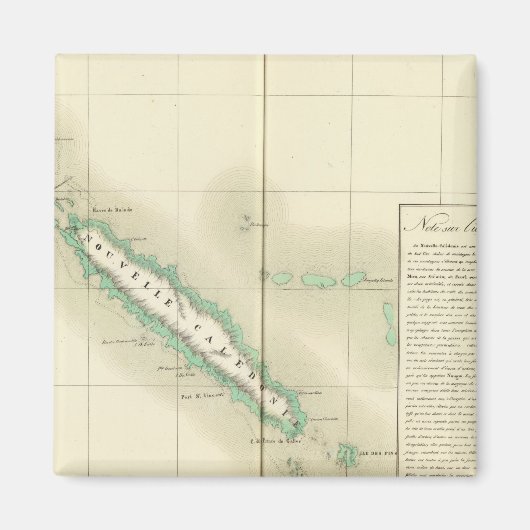 ニューカレドニアオセアニアno 46 マグネット (正面)