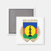 ニューカレドニア国旗の盾 マグネット (正面/裏面)