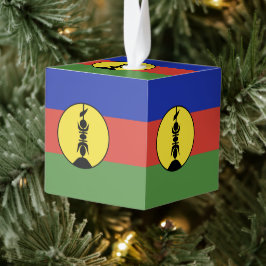 ニューカレドニア国旗 キューブオーナメント