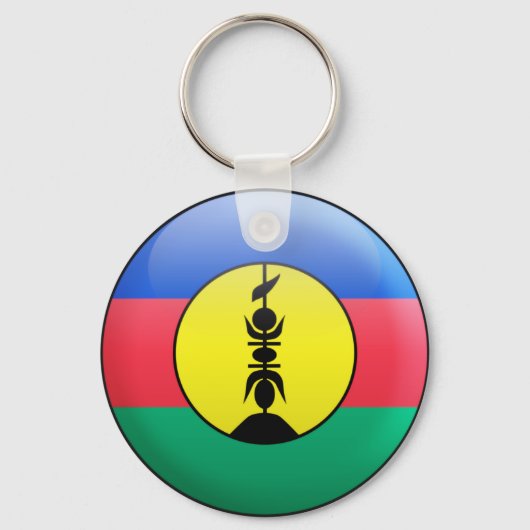 ニューカレドニア国旗 キーホルダー (正面)