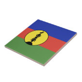 ニューカレドニア国旗 タイル (側面)