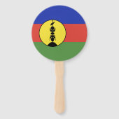 ニューカレドニア国旗 ハンドファン (正面)