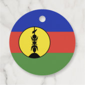 ニューカレドニア国旗 フェイバータグ (裏面)