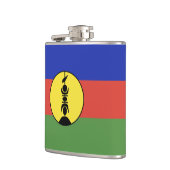 ニューカレドニア国旗 フラスク (左)