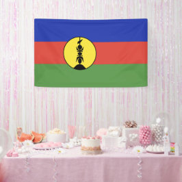 ニューカレドニア国旗 横断幕