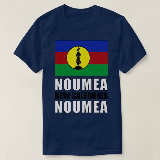 ニューカレドニア国旗 Tシャツ (デザイン正面)