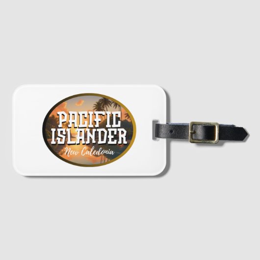 ニューカレドニア太平洋諸島 ラゲッジタグ (正面横)