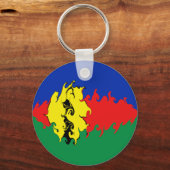 ニューカレドニア州旗 キーホルダー (正面)