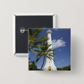 ニューカレドニア、アメディ島。アメディ島 缶バッジ (正面&裏面)