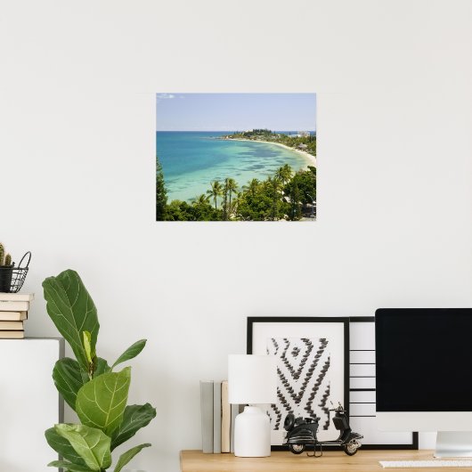 ニューカレドニア、グランデテール島、ヌメア。安瀬2 ポスター (ホームオフィス)