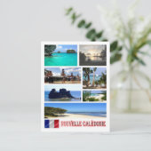 ニューカレドニア – モザイク –  ポストカード (スタンド正面)