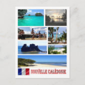 ニューカレドニア – モザイク –  ポストカード (正面)